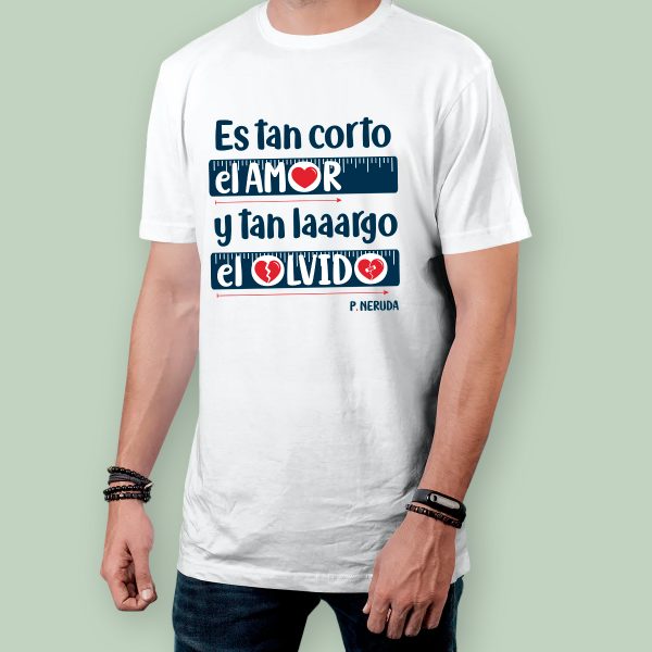 Camiseta Neruda amor
